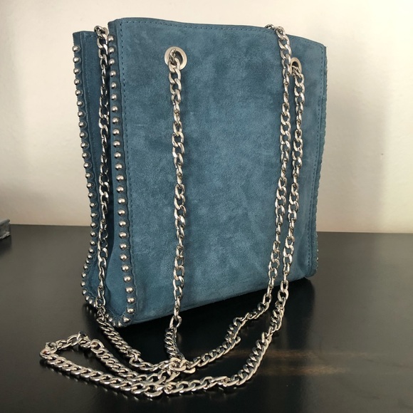 Zara mini suede tote - Picture 1 of 4